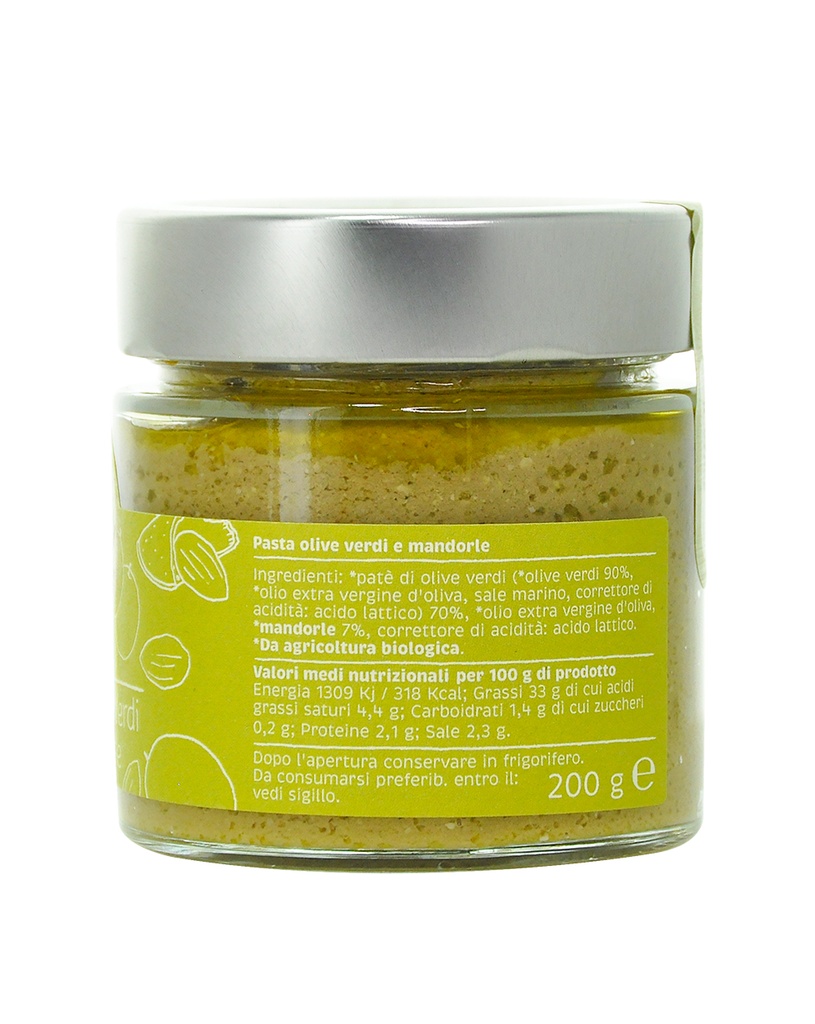 Grüne Olivenpaste mit Mandeln